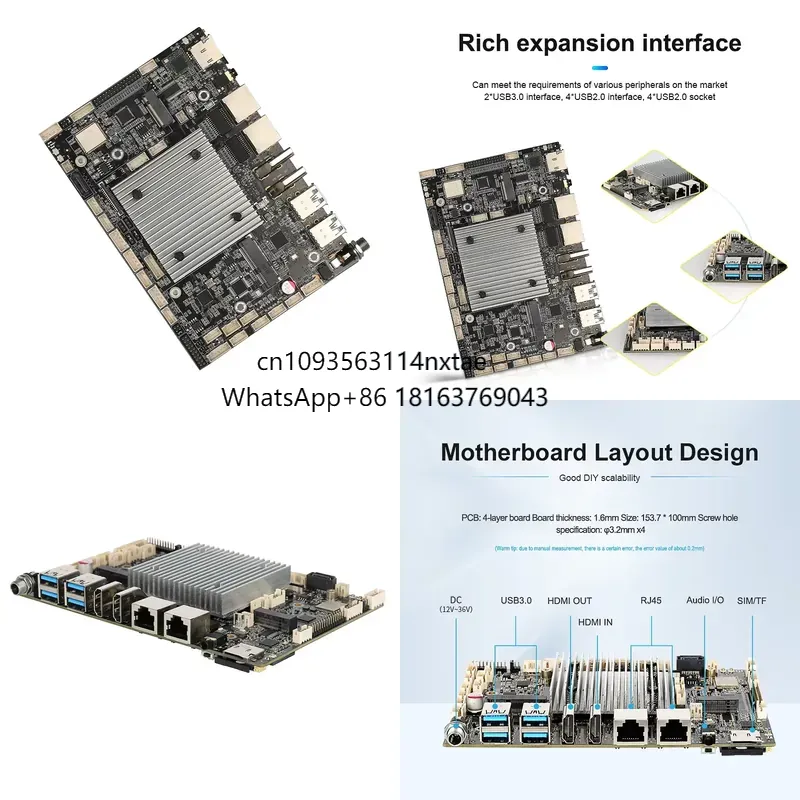 Rk3588 Mini Pc Board - 2026 핫! 락칩 RK3588 개발용 마더보드