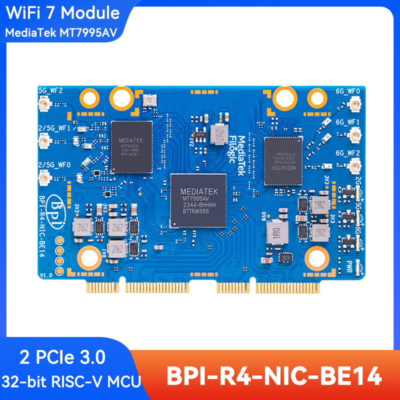Bananapi Bpi R4 Wifi 7 - 바나나 파이 BPI-R4-NIC-BE14 WiFi 7 모듈