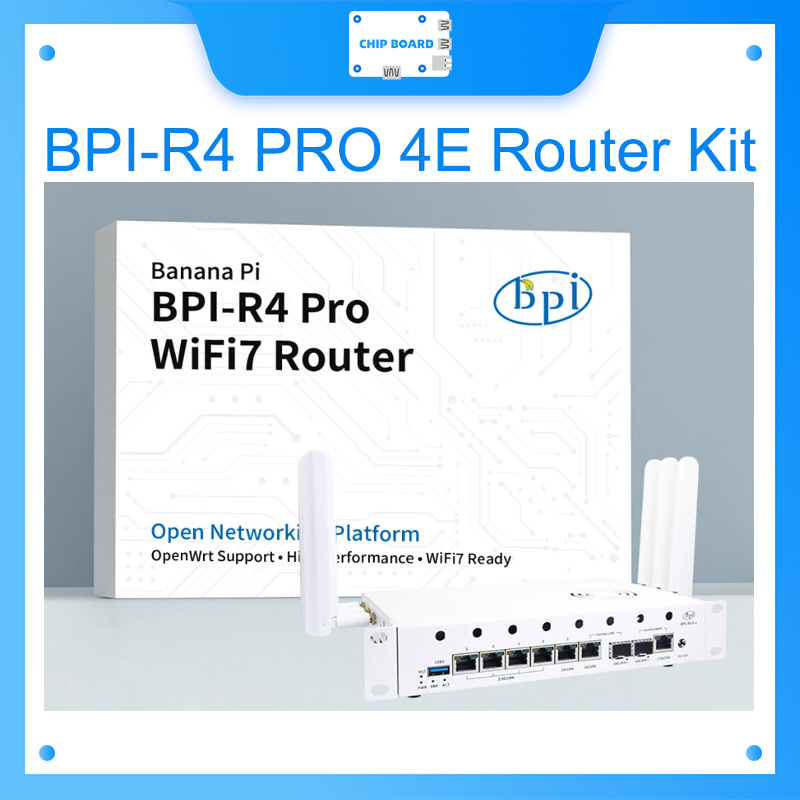 Bananapi Bpi R4 Wifi 7 - 바나나 파이 BPI-R4 PRO 4E 라우터