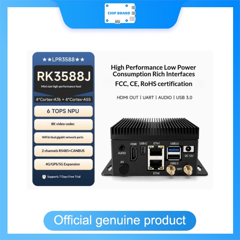Rk3588 Mini Pc Board - Neardi Pi4 RK3588 산업용 미니 PC,