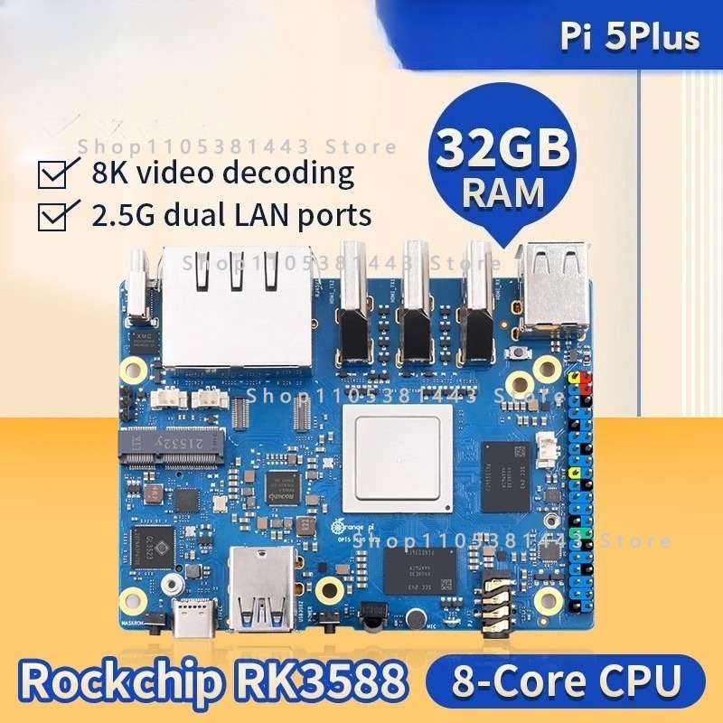 오렌지 파이 5 플러스 32GB 램 싱글 보드 컴퓨터  - Orange Pi 5 Plus 32Gb 리뷰 및 가격