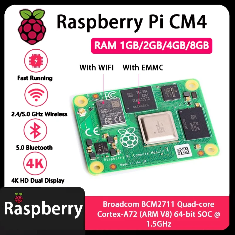 라즈베리 파이 CM4 1GB/2GB/4GB/8GB RA - Compute Module 4 32Gb Wifi 리뷰 및 가격