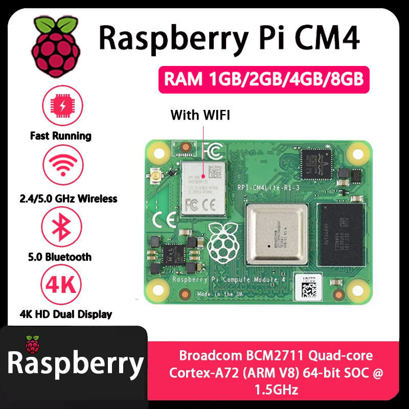 라즈베리 파이 CM4 1GB/2GB/4GB/8GB RA - Compute Module 4 32Gb Wifi 리뷰 및 가격