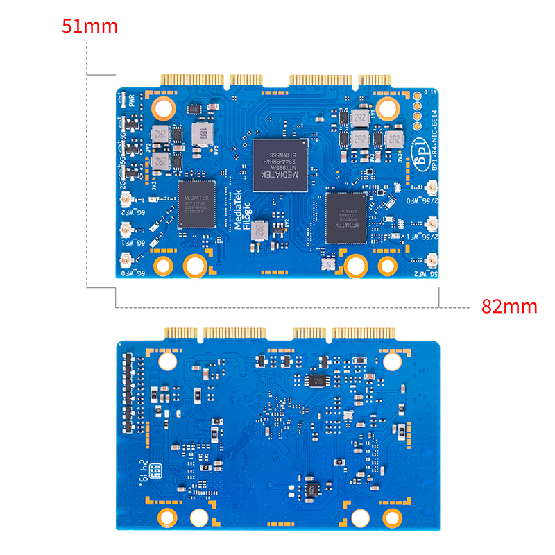 바나나 파이 BPI-R4-NIC-BE14 WiFi 7  - Bananapi Bpi R4 Wifi 7 리뷰 및 가격