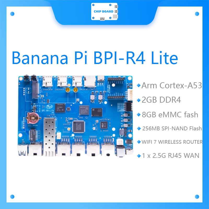 바나나 파이 BPI-R4 Lite는 MT7987A So - Bananapi Bpi R4 Wifi 7 리뷰 및 가격